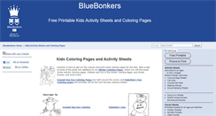 Desktop Screenshot of bluebonkers.com